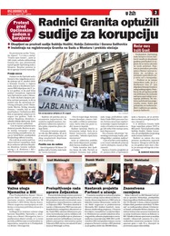 Radnici Granita optužili sudije za korupciju